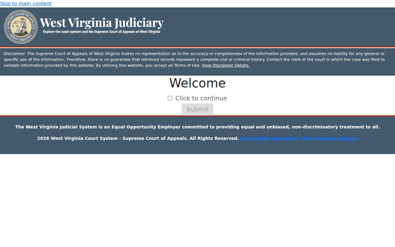 Mercer County case search gate for Magistrate Court records